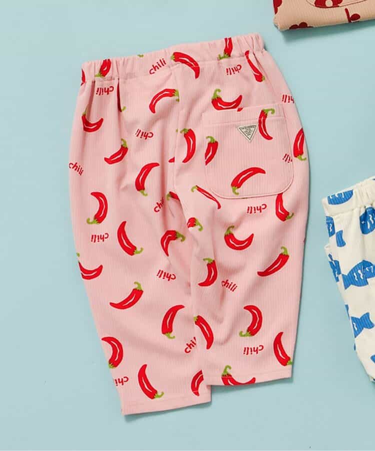 DAISUKI総柄パンツ/ライト  7分丈