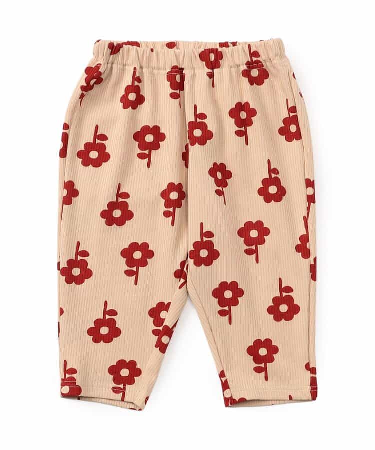 DAISUKI総柄パンツ/ライト  7分丈