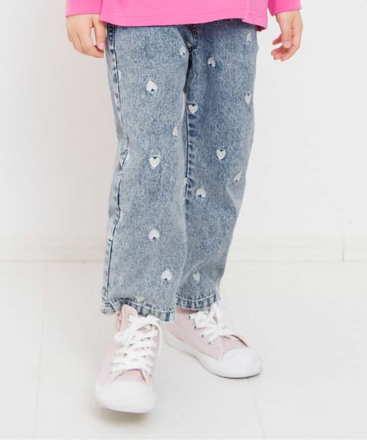 ハートいっぱい長丈パンツ  10分丈