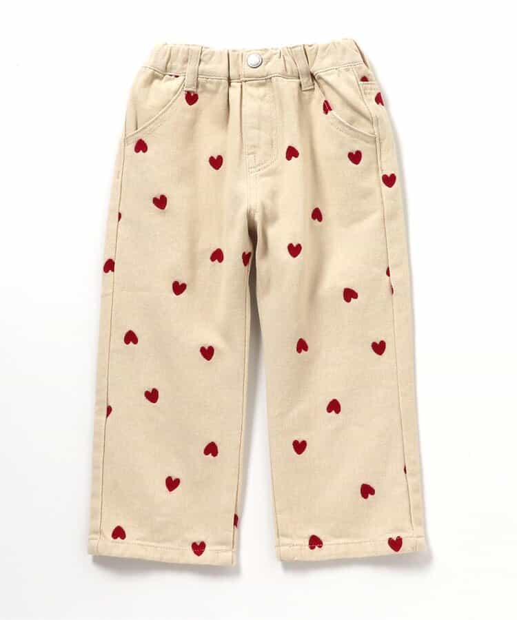 ハートいっぱい長丈パンツ  10分丈