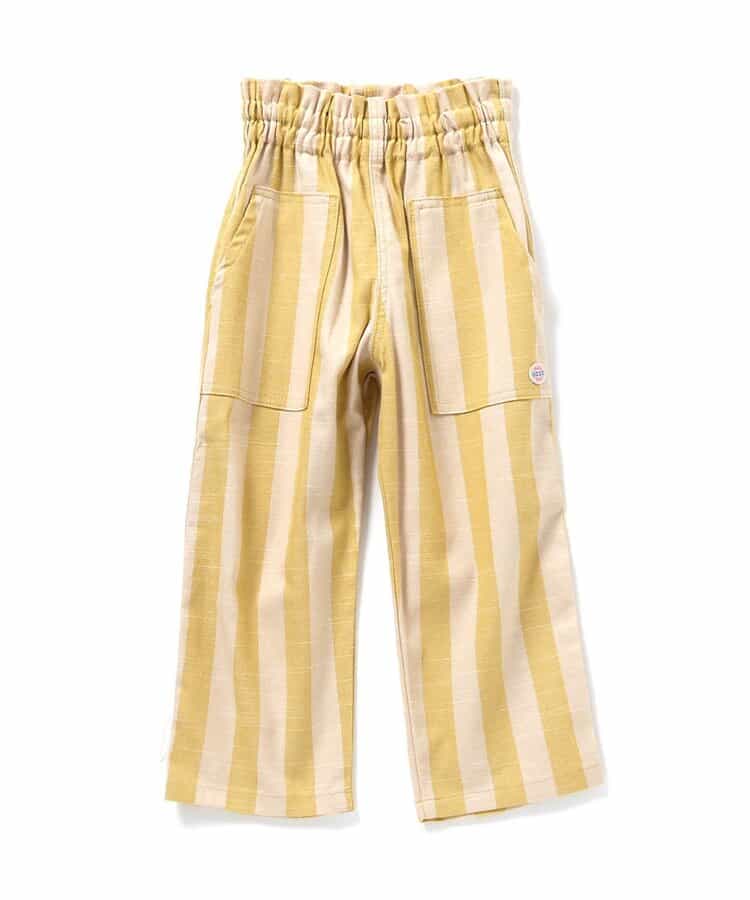 ★SALE★ストライプベイカーワイドパンツ 10分丈