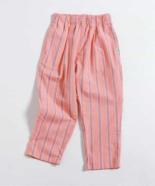 サッカーストライプパンツ  10分丈