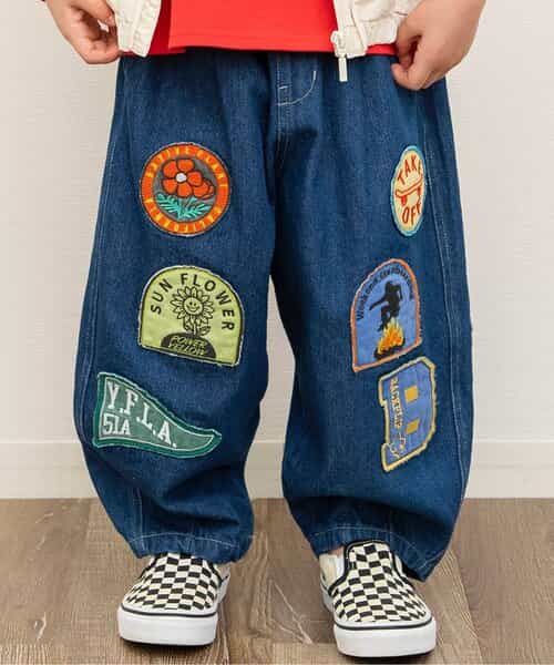 ★SALE★プレミアムワッペンワイドパンツ 9分丈