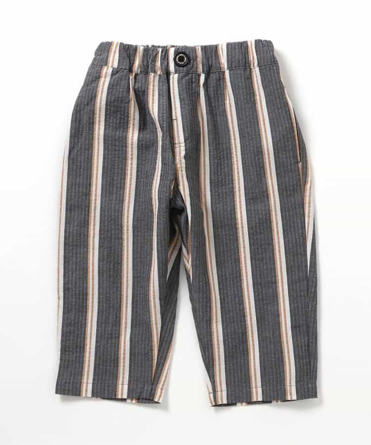 ★SALE★先染めストライプパンツ  8分丈