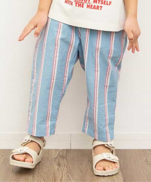★SALE★先染めストライプパンツ  8分丈