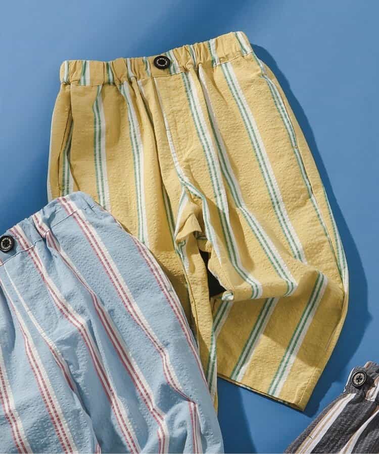 ★SALE★先染めストライプパンツ  8分丈