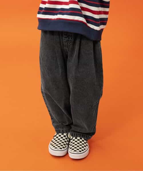 ワイドタックパンツ  10分丈