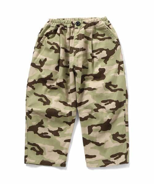 ワイドタックパンツ  10分丈