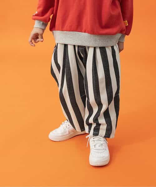 ワイドタックパンツ  10分丈