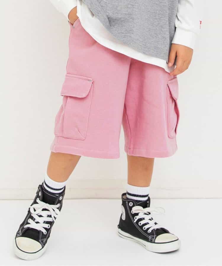 ワイドカットカーゴパンツ  6分丈