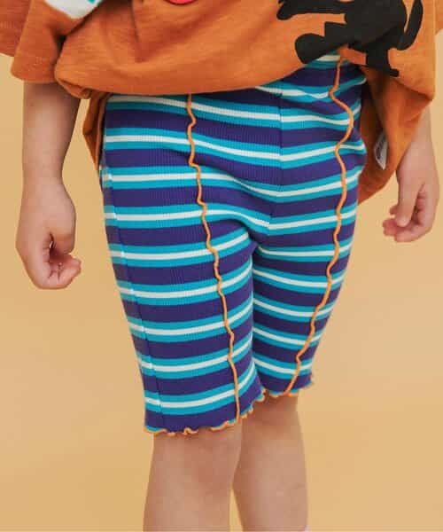 I'm Jelly メロウリブボーダーサイクルパンツ