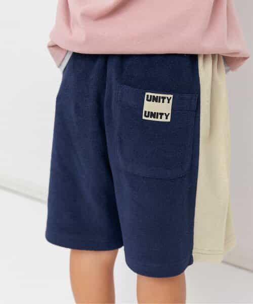 【リンク】サイドラインパイルハーフパンツ（セットアップ可）  5分丈