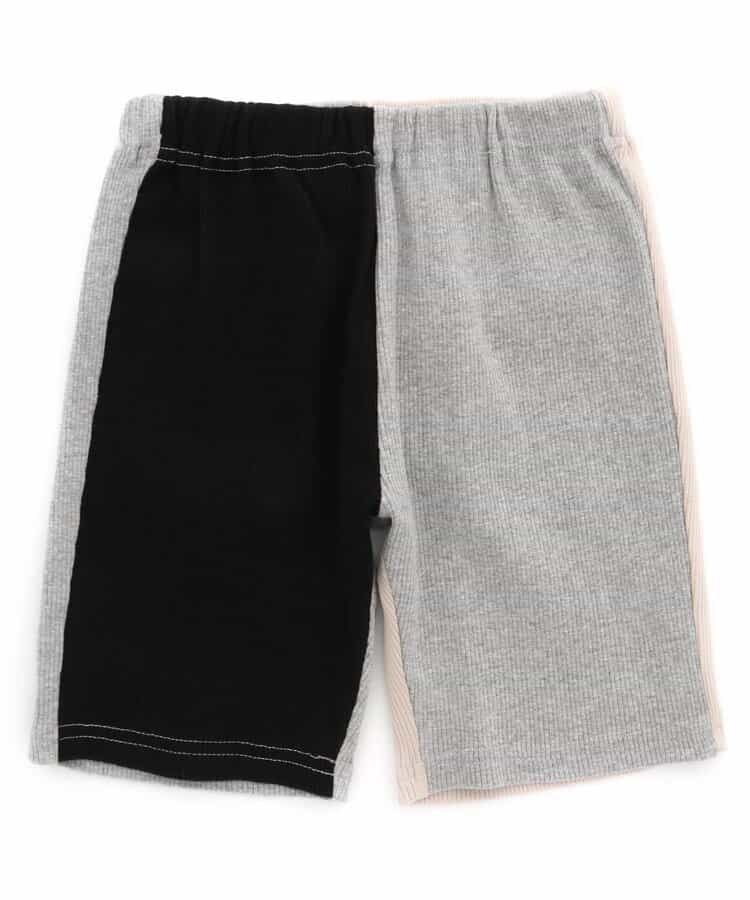WEB限定 DAISUKI リブハーフパンツ 5分丈