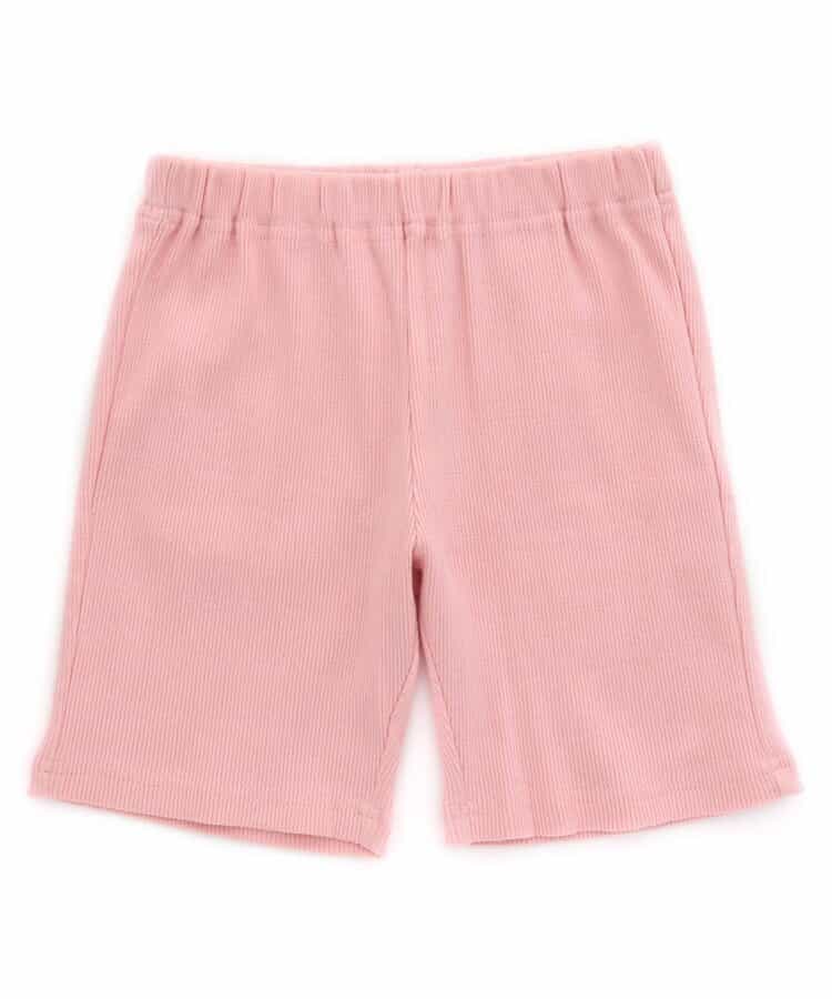 WEB限定 DAISUKI リブハーフパンツ 5分丈