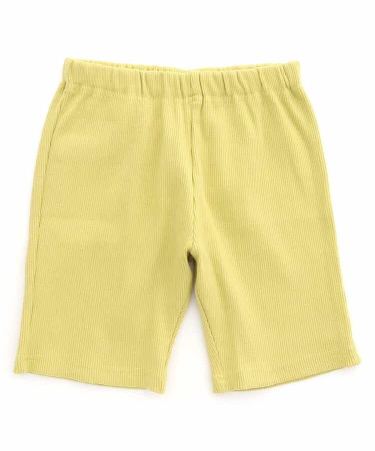 WEB限定 DAISUKI リブハーフパンツ 5分丈