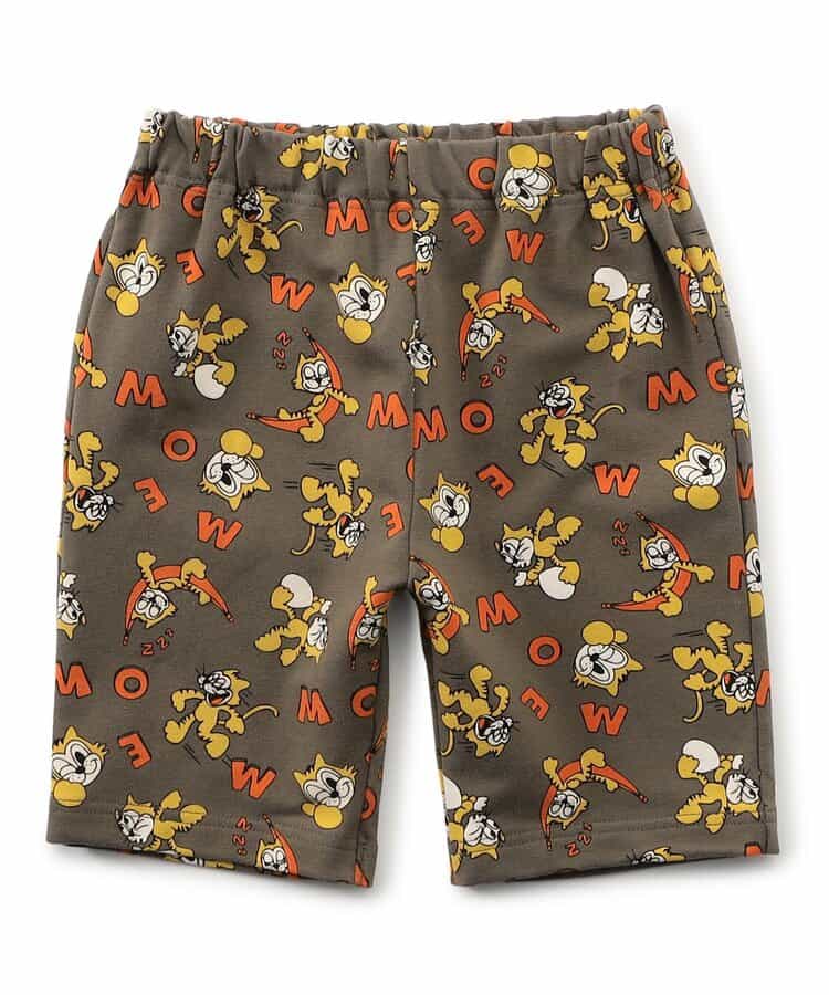 WEB限定  DAISUKI総柄ハーフパンツ  5分丈