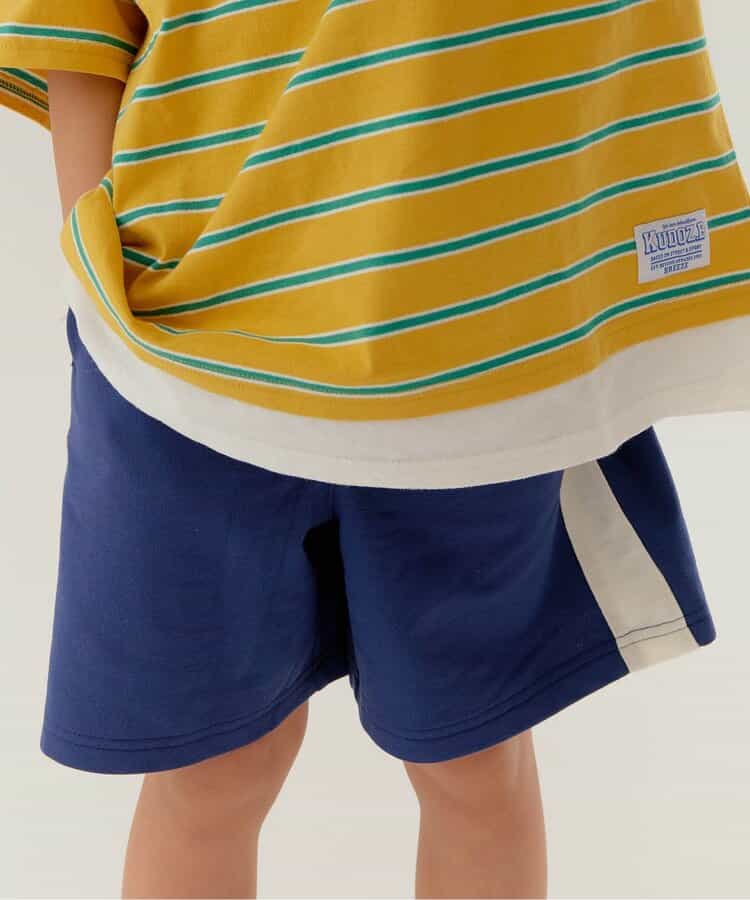 WEB限定  KUDOZ.B 配色カットソーパンツ