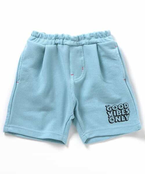 ★SALE★ワンタックワッフルカットパンツ  5分丈_吸水速乾