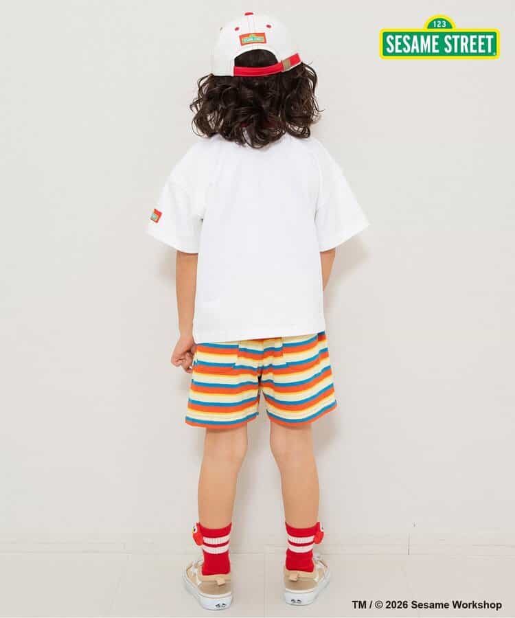 ★SALE★ボーダー＆ストライプハーフパンツ  4分丈_875868