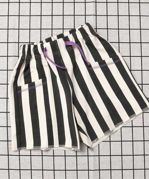 ★SALE★カラバリ切替ポケットカットソーパンツ  4分丈