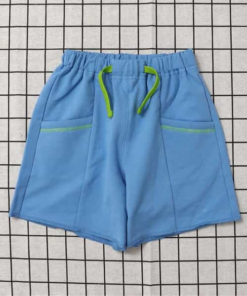 ★SALE★カラバリ切替ポケットカットソーパンツ  4分丈