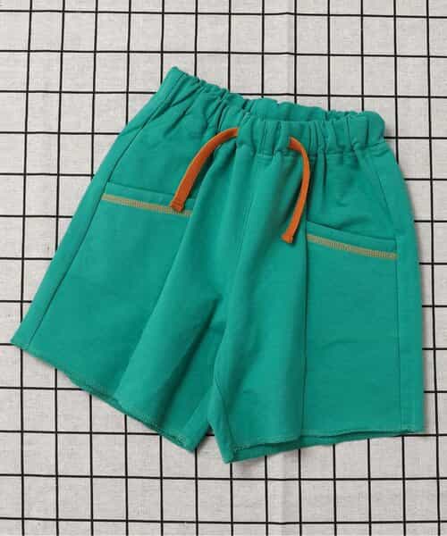 ★SALE★カラバリ切替ポケットカットソーパンツ  4分丈
