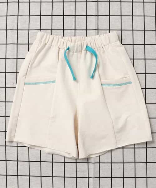 ★SALE★カラバリ切替ポケットカットソーパンツ  4分丈