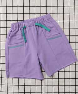 ★SALE★カラバリ切替ポケットカットソーパンツ  4分丈