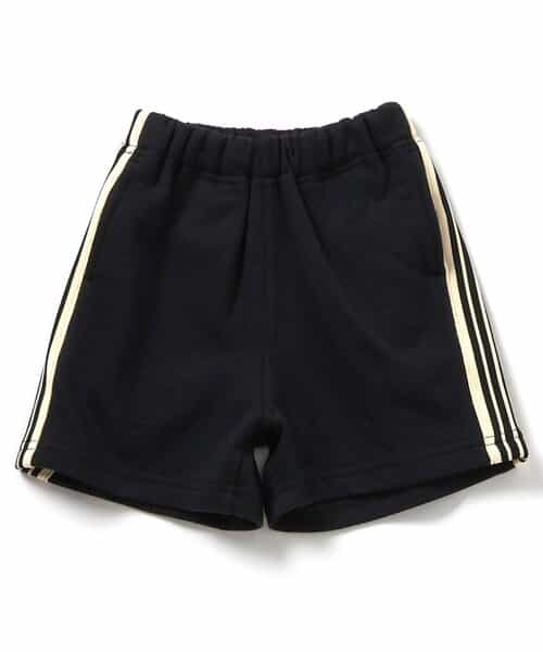 WEB限定  ラインハーフパンツ  4分丈