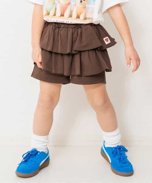 フリルカットソーパンツ  ショート丈