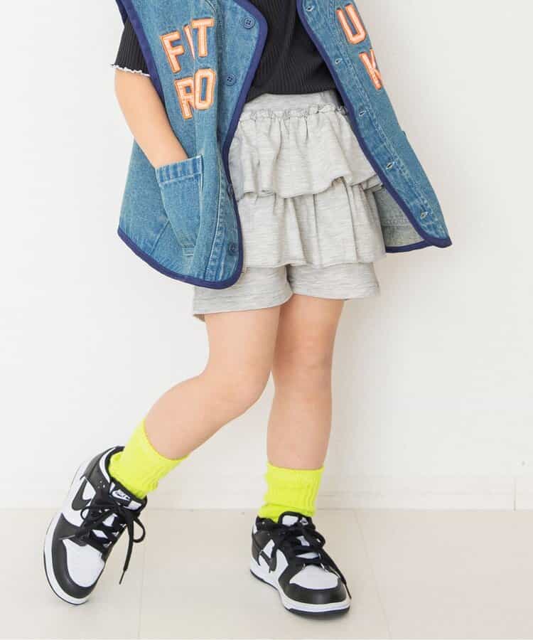 フリルカットソーパンツ  ショート丈