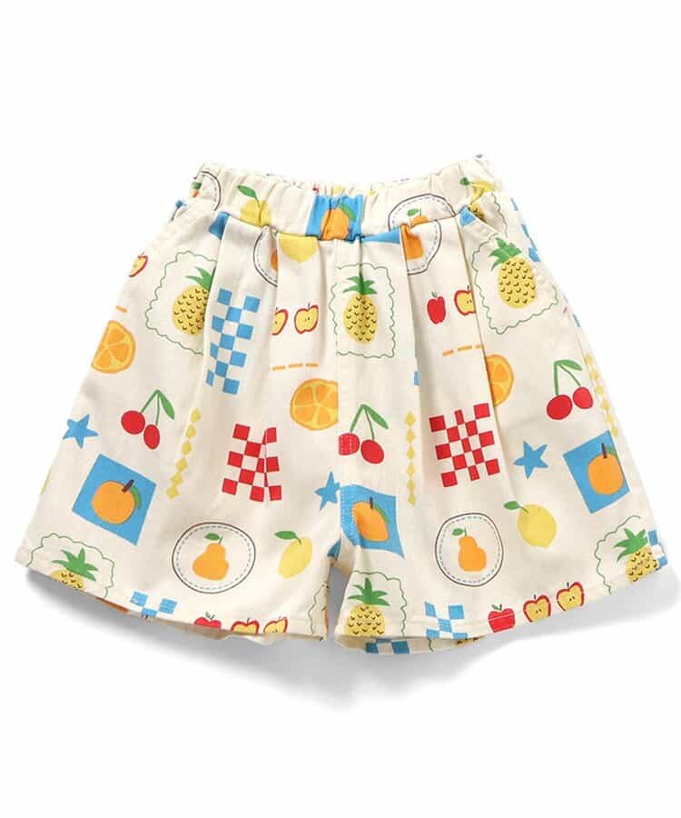 I'm Jelly 総柄加工ハーフパンツ