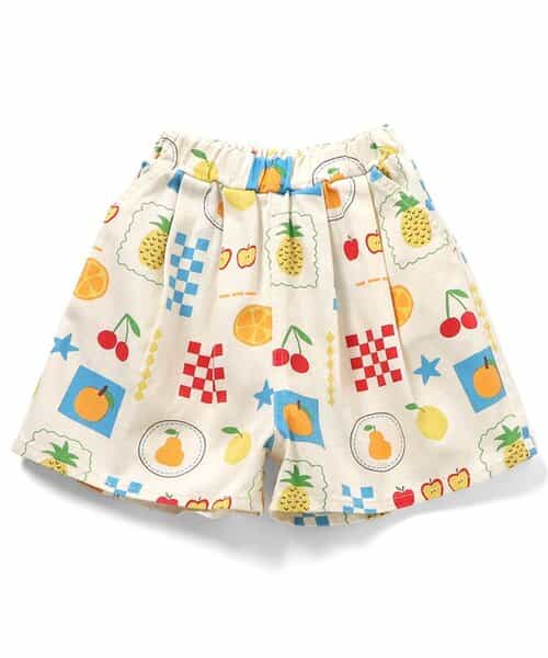 I'm Jelly 総柄加工ハーフパンツ