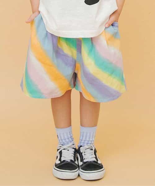 I'm Jelly 総柄加工ハーフパンツ