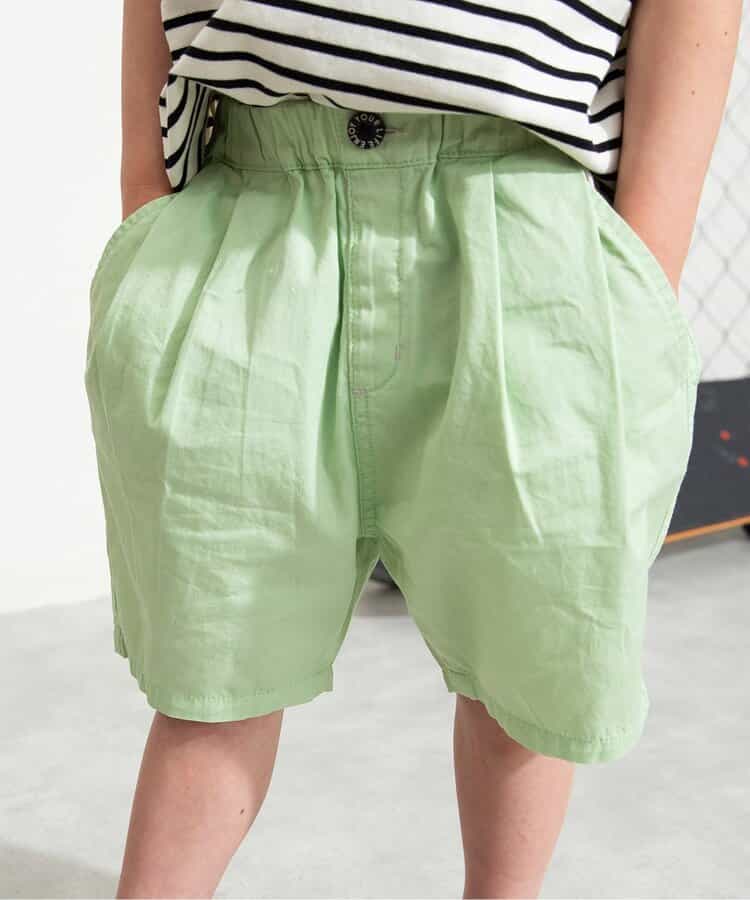 ★SALE★ツータックハーフパンツ  5分丈