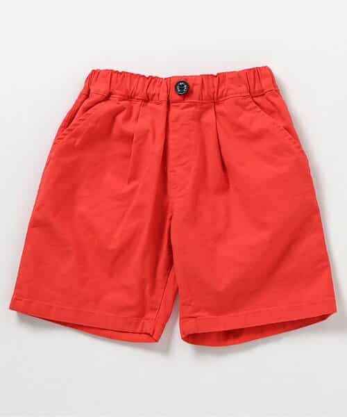 ワンタックハーフパンツ  5分丈