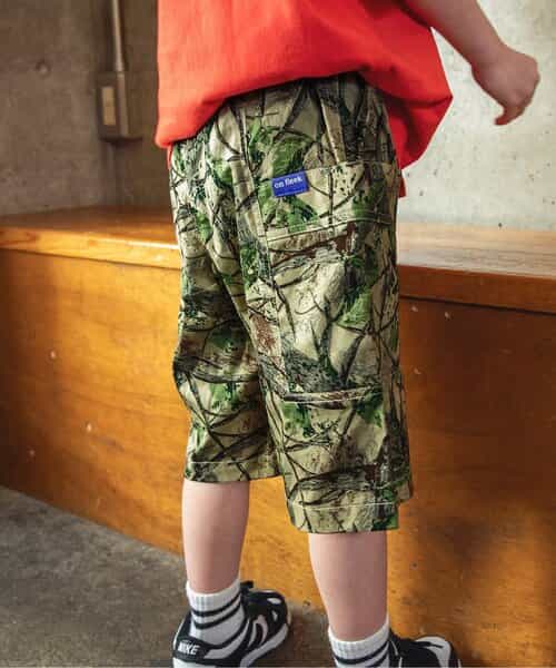 B NEWJACK ワイドフィットハーフパンツ  6分丈