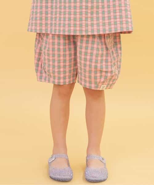 ★SALE★WEB限定 チェックバルーンハーフパンツ