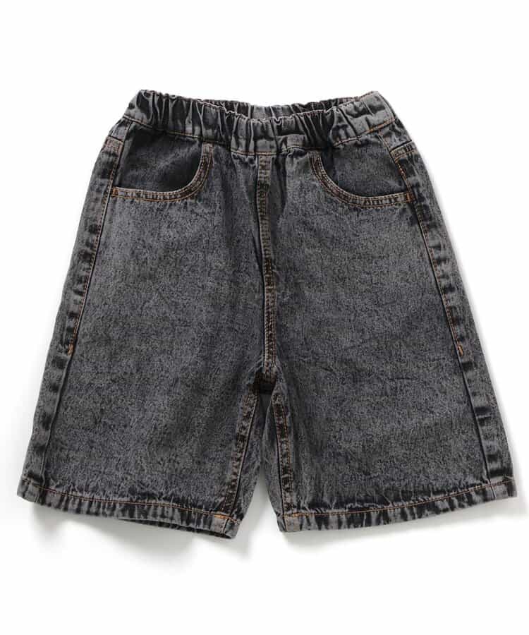 ★SALE★ワイドクロップドデニム  6分丈