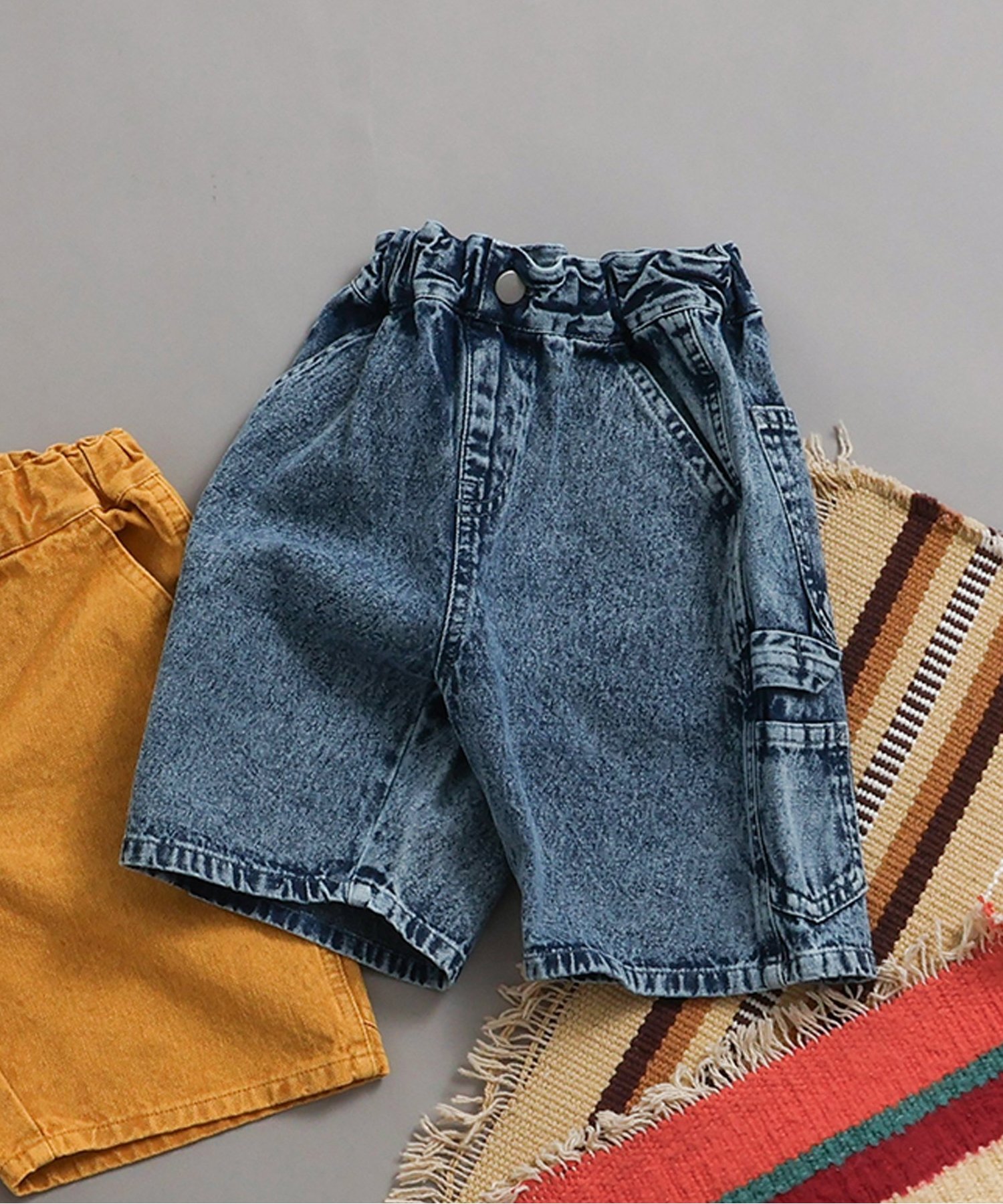 ☆タイムセール☆WEB限定 KUDOZ.B ボリュームタックデニムパンツ