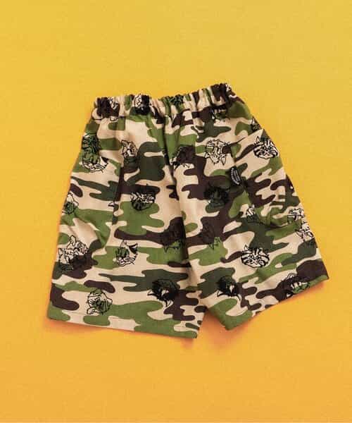 BREEZY CATS 総柄パンツ  4分丈