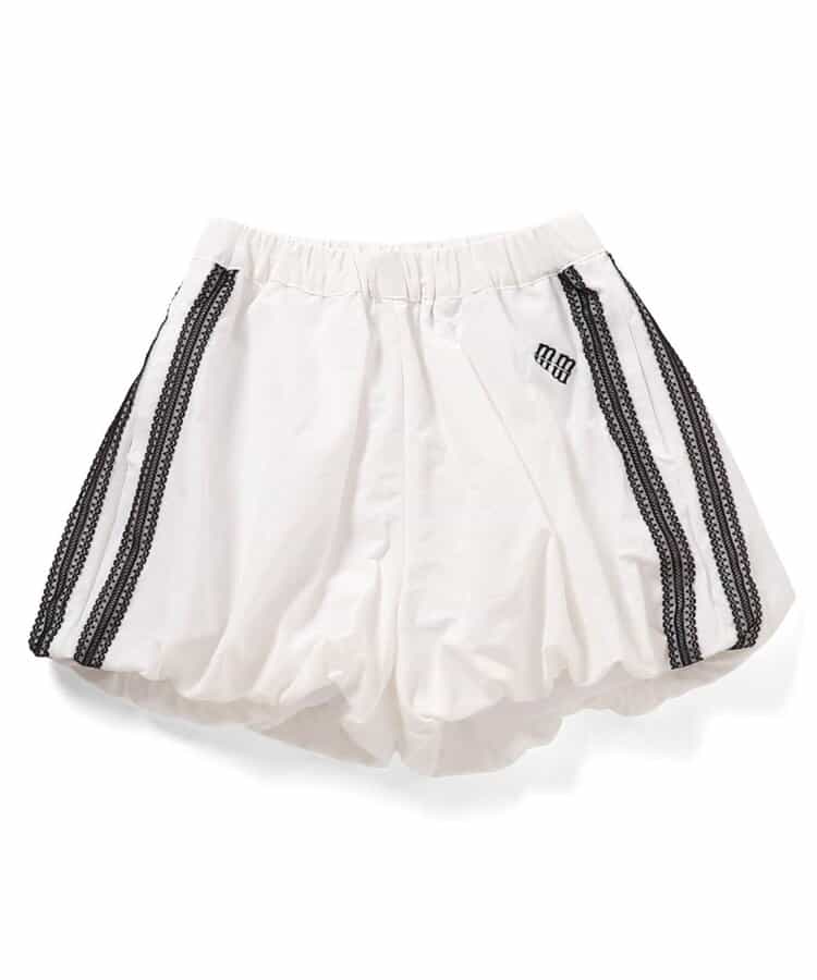 ラインバルーンパンツ  ショート丈