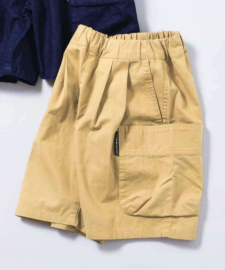 ★SALE★ワイドポケットハーフパンツ  6分丈