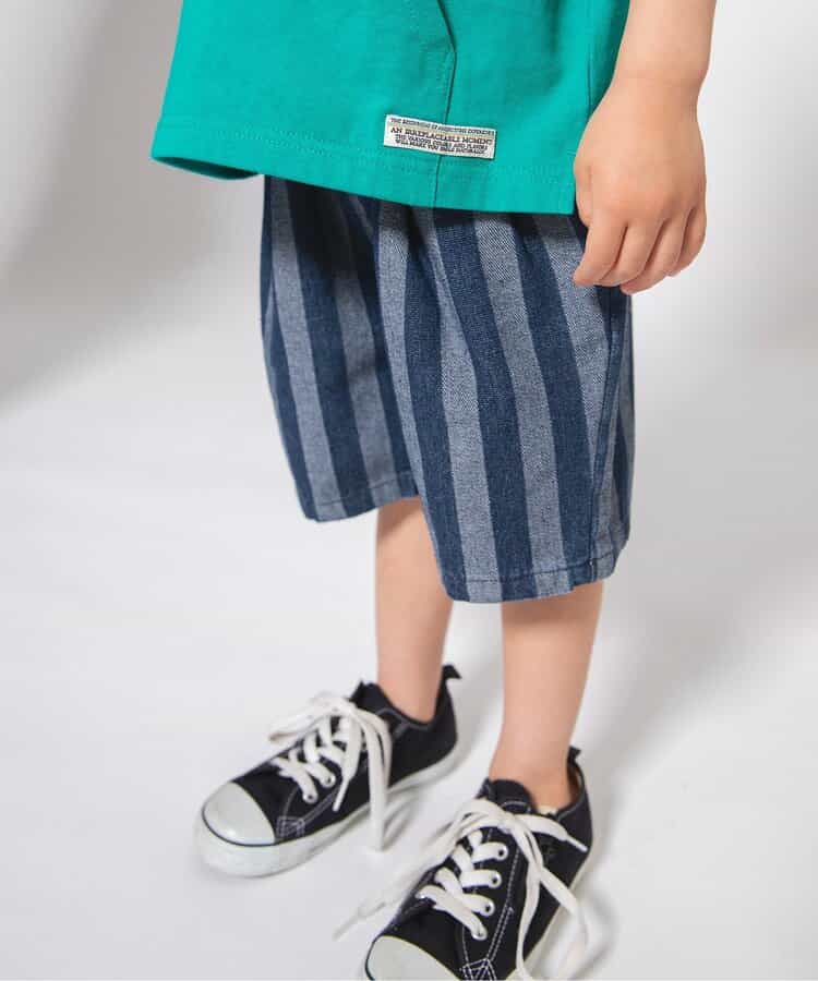 ★SALE★WEB限定 ストライプデニムハーフパンツ