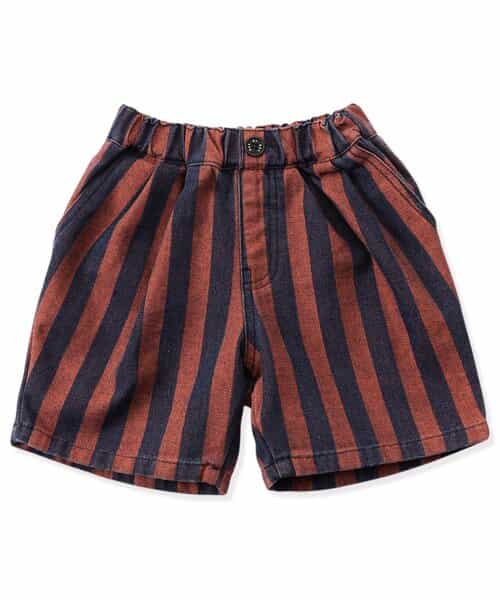 ☆SALE☆WEB限定 ストライプデニムハーフパンツ（J223865