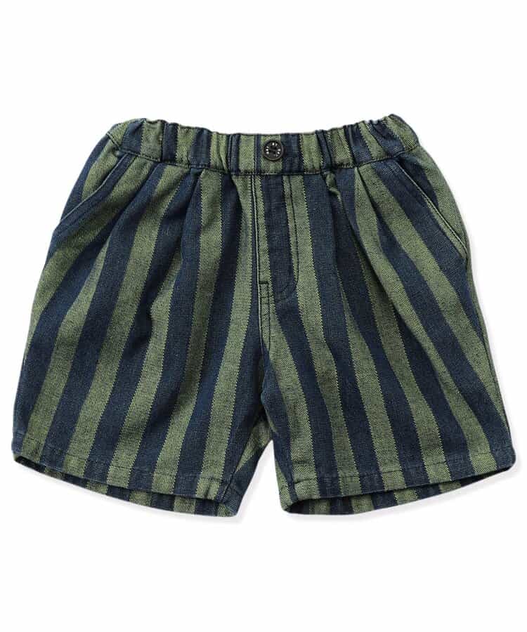 ★SALE★WEB限定 ストライプデニムハーフパンツ
