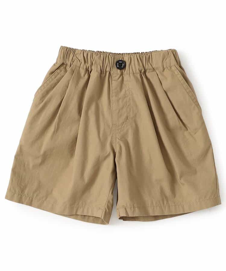 WEB限定  タックハーフパンツ  5分丈