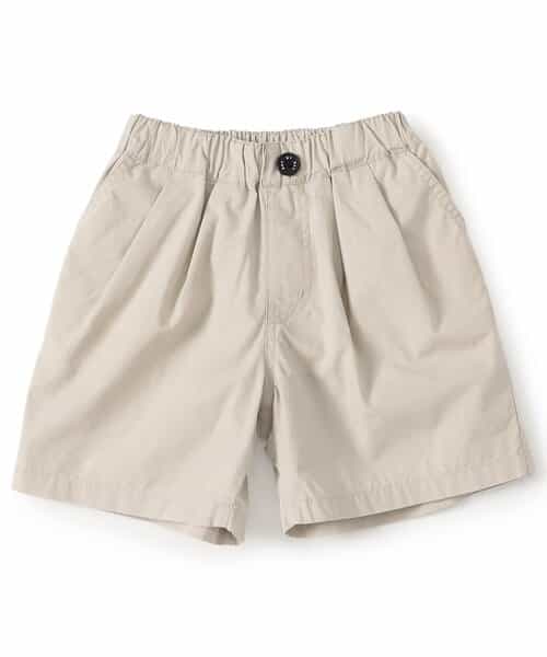 WEB限定  タックハーフパンツ  5分丈