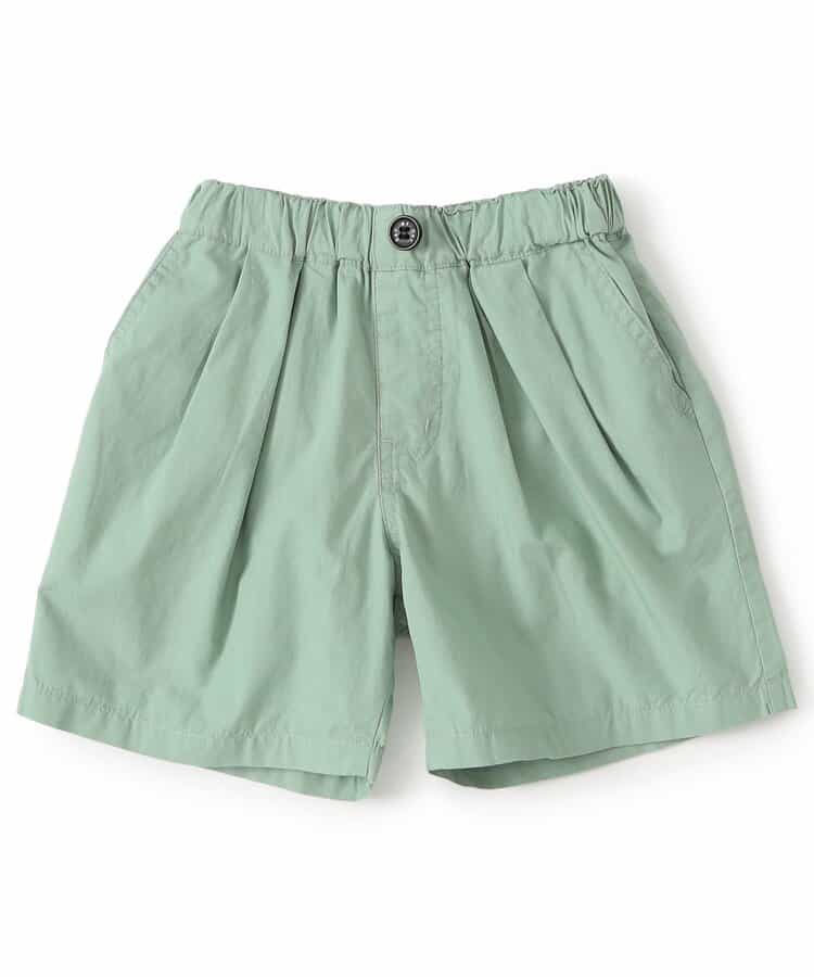 WEB限定  タックハーフパンツ  5分丈