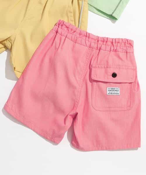 ★SALE★ミジンストライプカラーハーフパンツ  4分丈